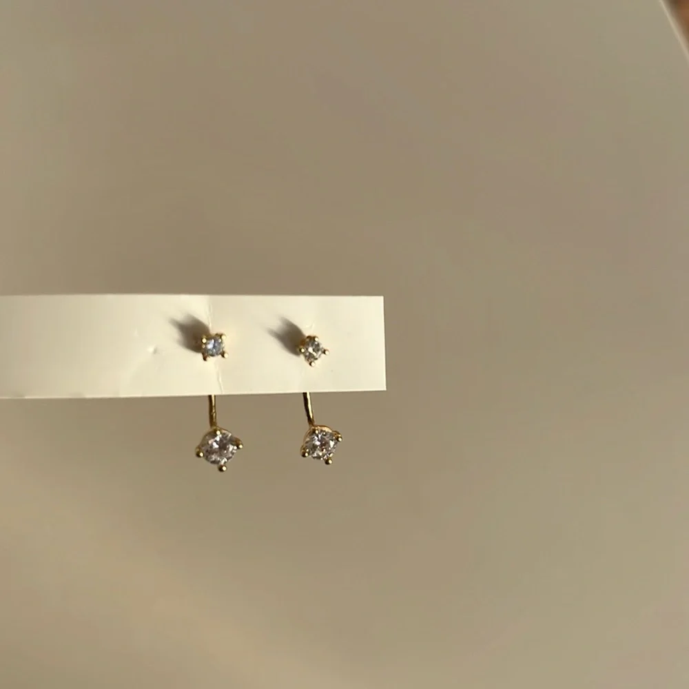 Anthropologie gold earrings - Picture 1 of 3